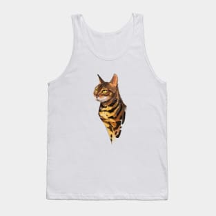 My painting leopard cat Tank Top